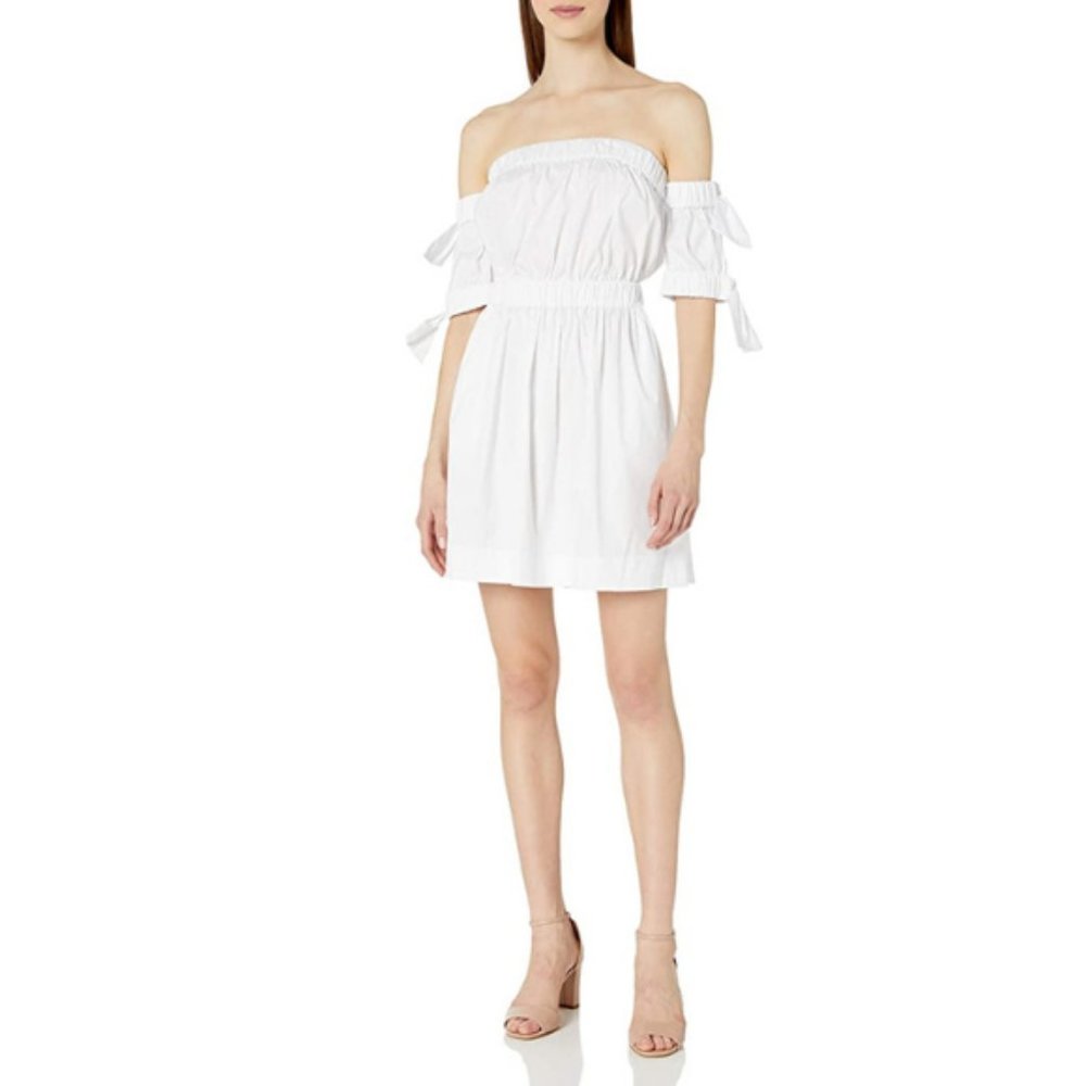 NWT Milly Zoey White Off The Shoulder Dress